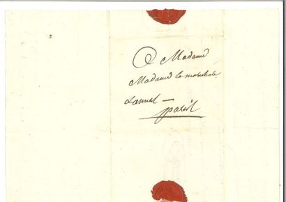 null LANNES (Jean). Lettre autographe signée à son épouse Louise Guéhenneuc. LaCassagne...